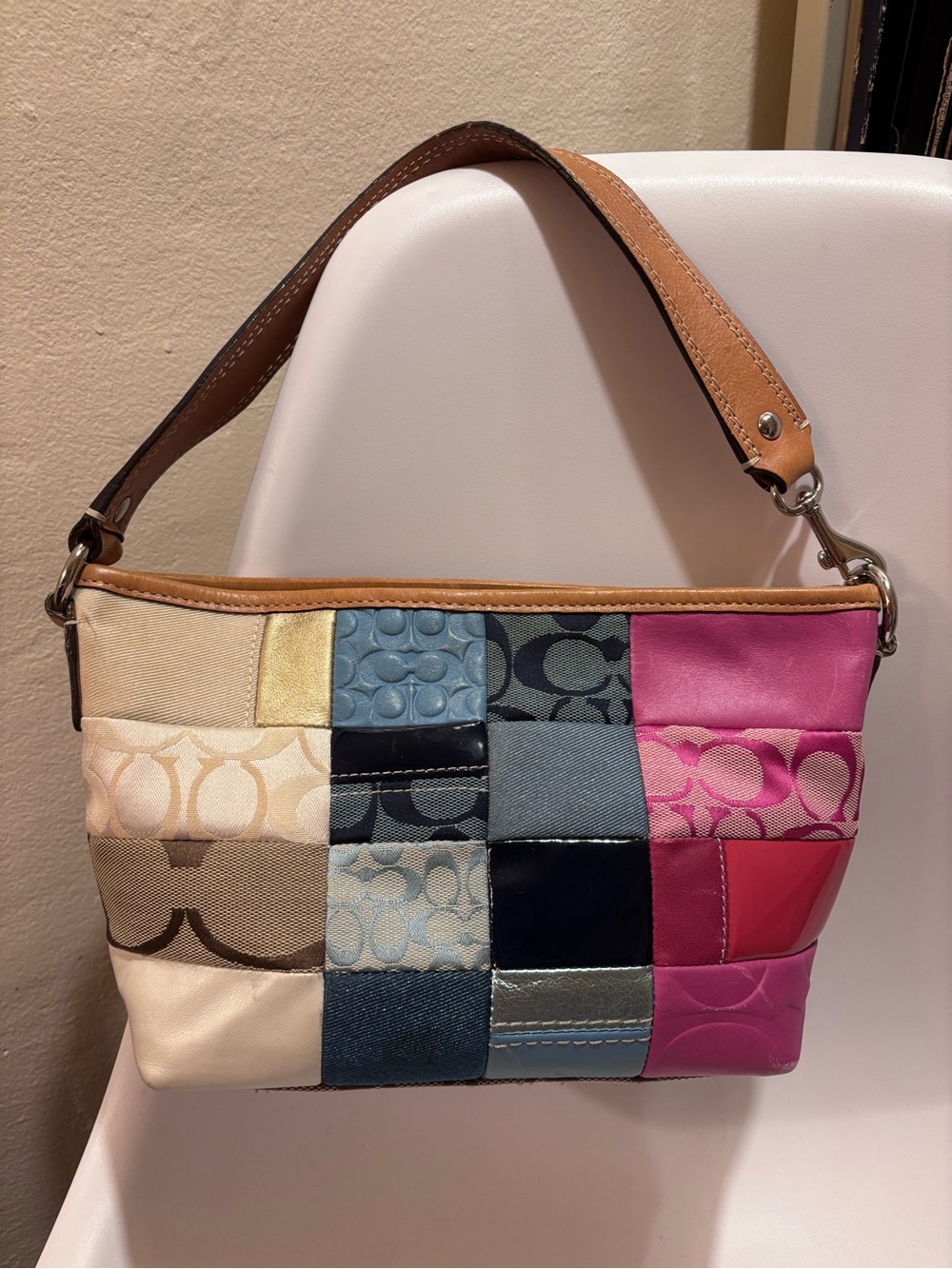 Y2K Coach Patchwork Shoulderbag